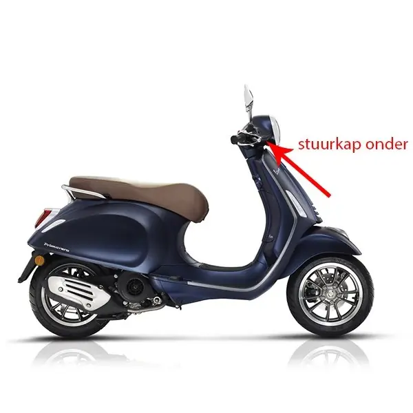 Koopje stuurkap Piaggio origineel onder mat blauw 288/a past op primavera 1b005469000dy