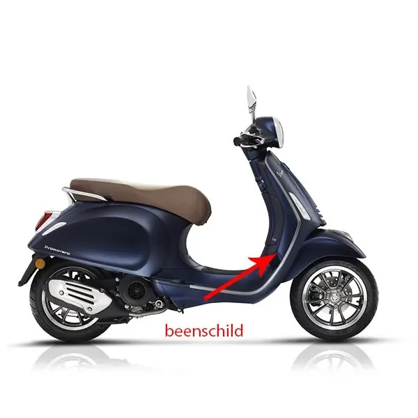 Op = Op beenschild Piaggio origineel mat blauw 288/a past op primavera 1b003620000dy
