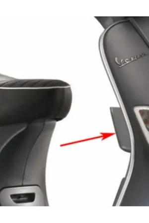 Aanbieding opbergvak Piaggio origineel rechts grijs titanio 742/B past op vespa S 65429500ez