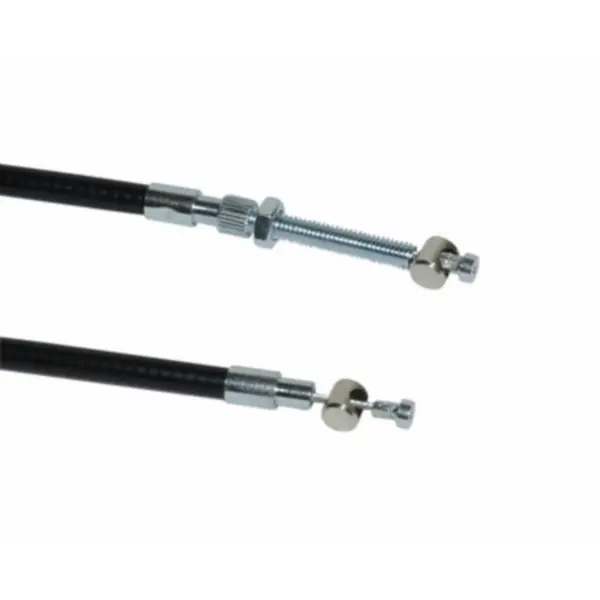 Aanbieding kabel achterrem elvedes lang lengte totaal 53 cm zwart past op rm, rmc