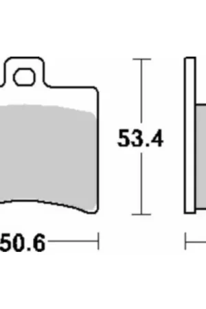 Beperkt Aanbod remblokset sbs achter past op sr2000 152hf