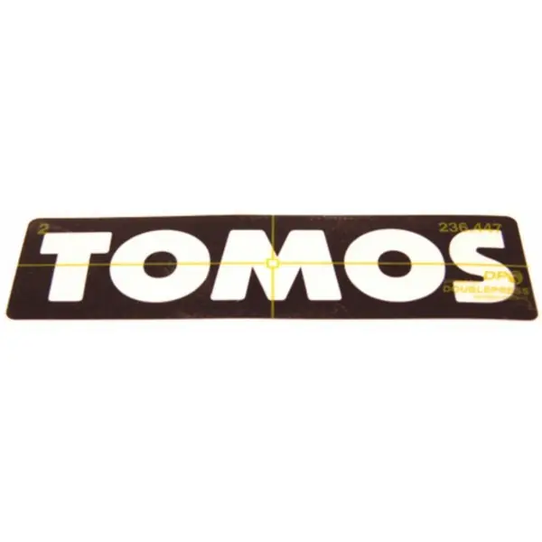 Laatste Versie sticker orig Tomos past op pack'r, revival 232930