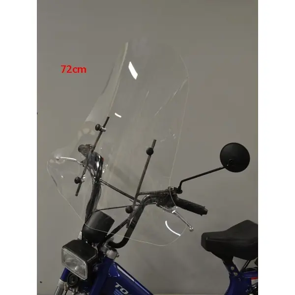 windscherm Regia + bev. set (made in EU) hoog 72cm helder past op a35, agm Goccia Speciale Aanbieding