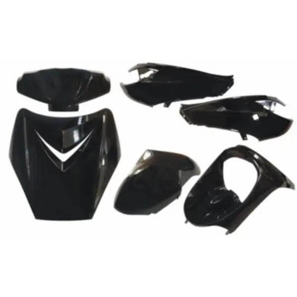 plaatwerkset DMP special zwart metallic 6-delig past op viva sportline Favoriet