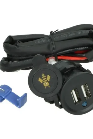 aansluiting 12v universeel usb opladen telefoon/mobiel E-BEE Weekendaanbieding