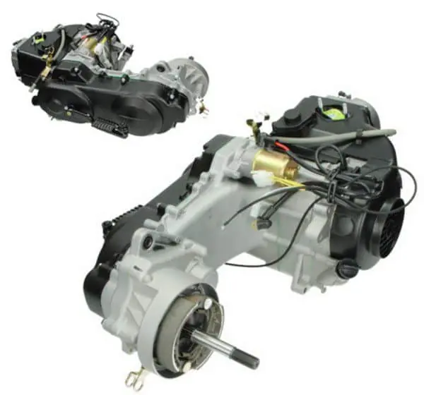 Aanbieding Motorblok GY6 50CC 10inch lange as