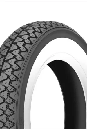 Aanbieding Whitewall Band 3.50-10 inch voor Retro Scooter, met witte rand | AGM, BTC, IVA, FOSTI, LA SOURIS, ZNEN (M1551)