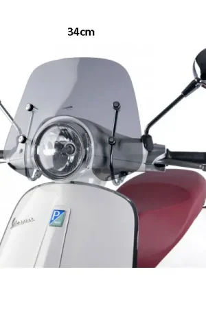 Aanbieding Windscherm laag Vespa Primavera Origineel SMOKE 1b000909.