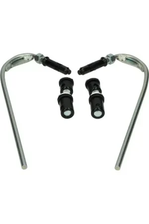Aanbieding Beugel set hoog windscherm Vespa Primavera & Sprint chroom.